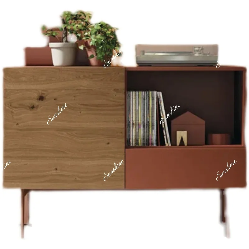 Nordic creative sideboard wabi-sabi style minimalist bedroom chest of drawers