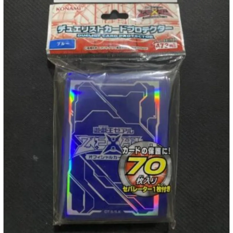 

YuGiOh Konami Official 2013 ZEXAL Logo - Blue 70 Pcs Card Sleeve SEALED Japanese