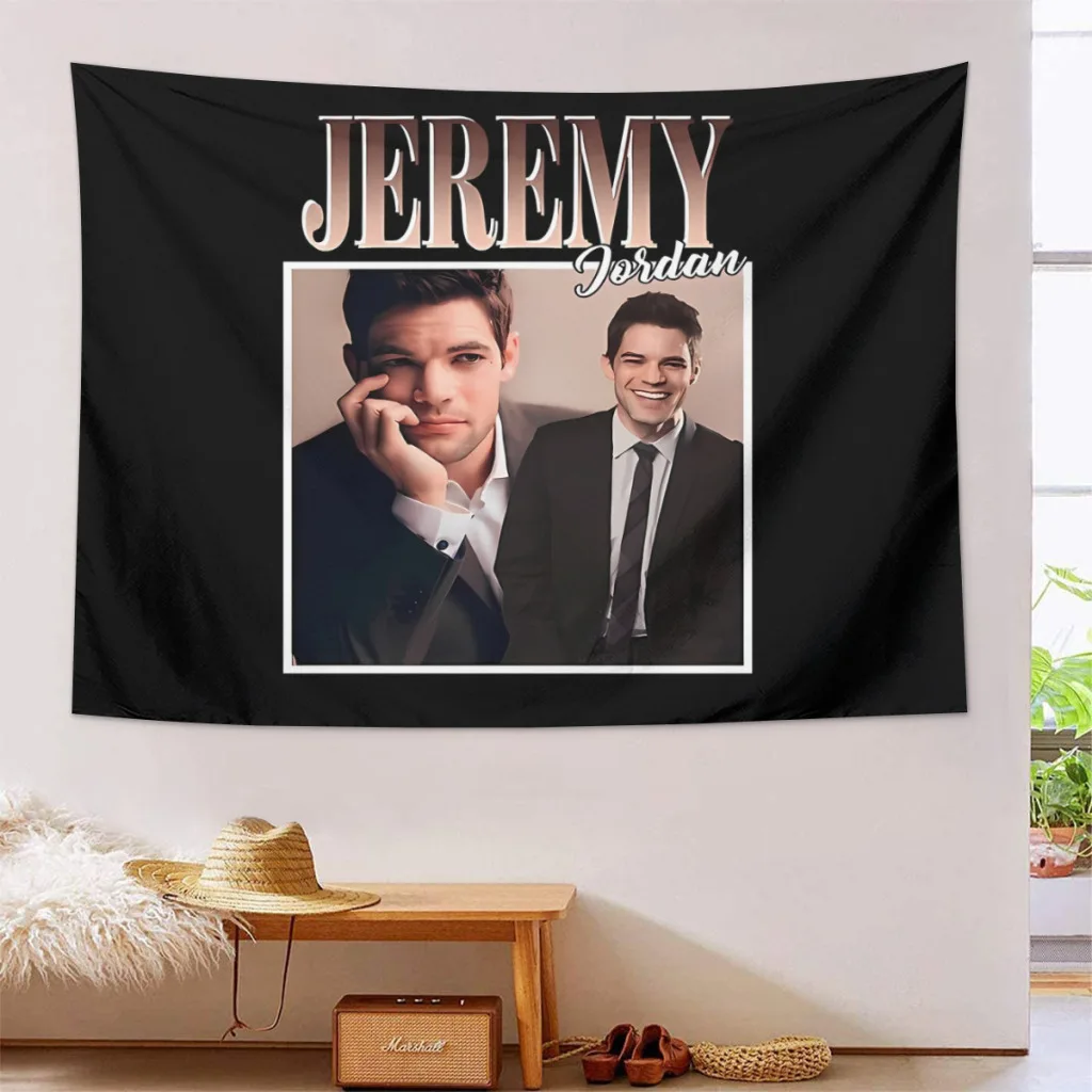 Women Men Jeremy Jordan Retro Vintage Tapestry Home Decoration Bedroom Colored Tapestry Living Aesthetic Macrame Wall Hanging