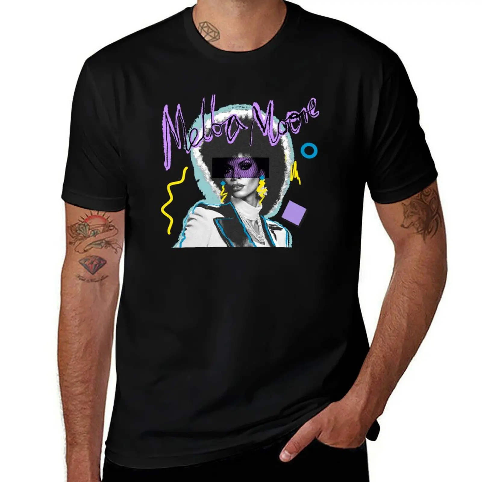 MELBA MOORE 80S RETRO STYLE T-Shirt Sun Protective Outdoor Tee Top T-Shirt