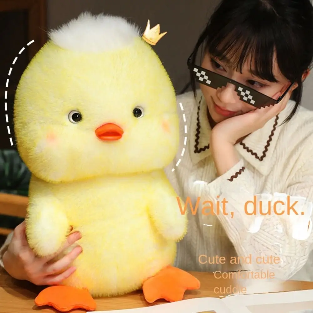 

Creative PP Cotton Duck Plush Toy Collection Comfortable Duck Stuffed Animal Fluffy Cartoon Duck Plush Doll Home Decor