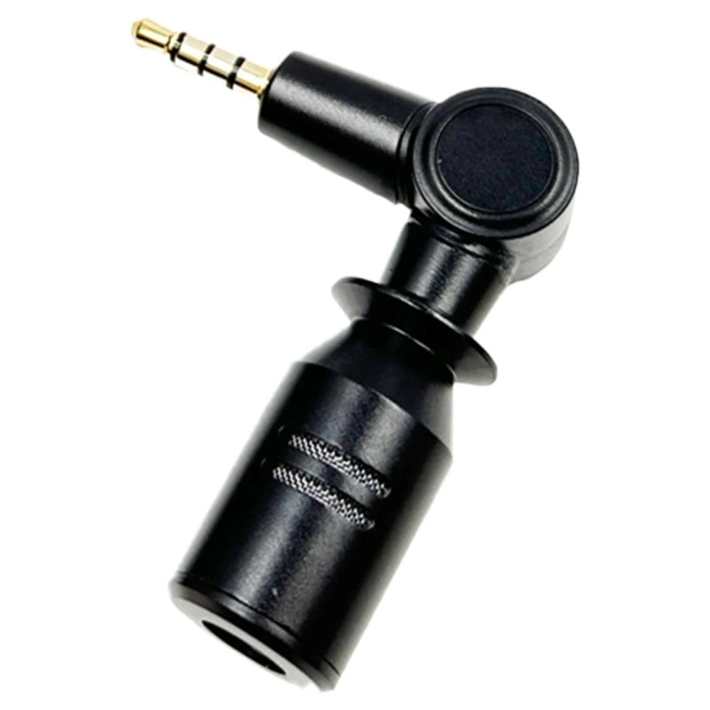 Sound Recording Microphone Connector for Live Streaming, Bendable Design for Vloggers and Broadcasters, Content Creators