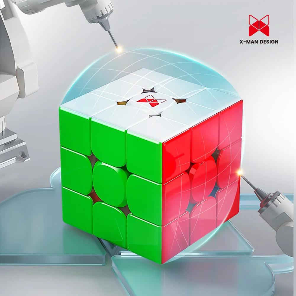 QiYi TORNADO V3-AURORA 3x3x3 Cubo Edición Limitada Cubo Magnético Velocidad Divertida Rompecabezas Profesional Juguetes Regalo para Niños Cubo Mágico