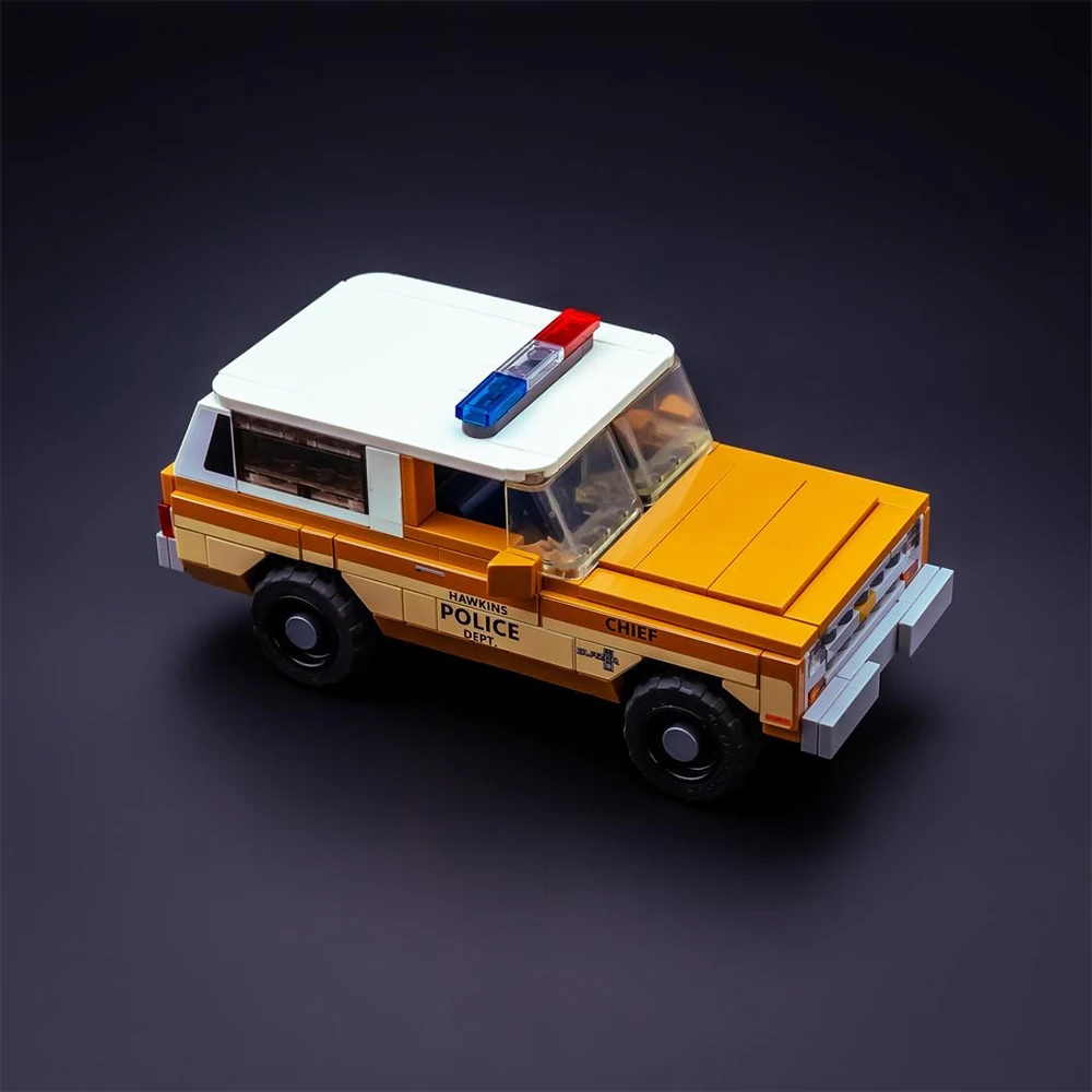 

369PCS Classic Movie Retro Police Car K5 Model Sports Car Building Blocks DIY Racing Car Assembly Toy Children's Boy Gift Set