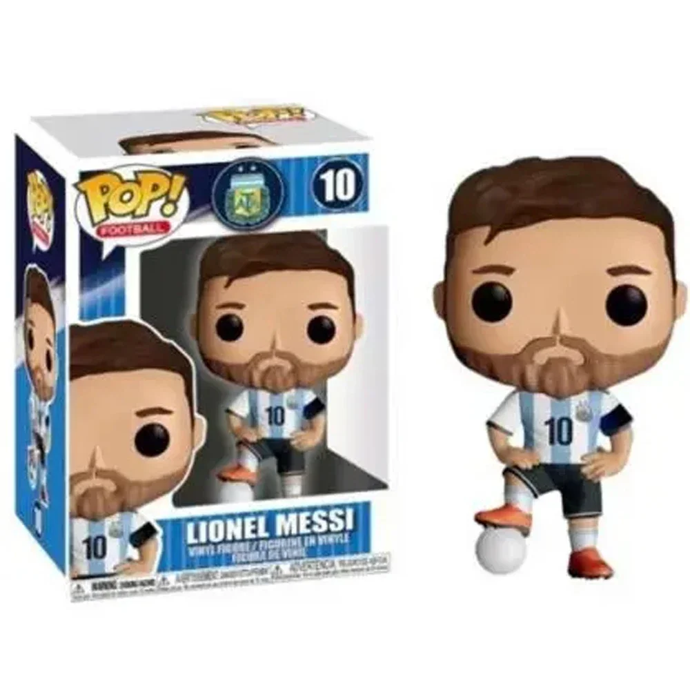 New Fun-ko Anime Figure Football Stars Lionel Messi #10#50 Vinyl Action Figures Collection Statue Model Doll Toy Gift