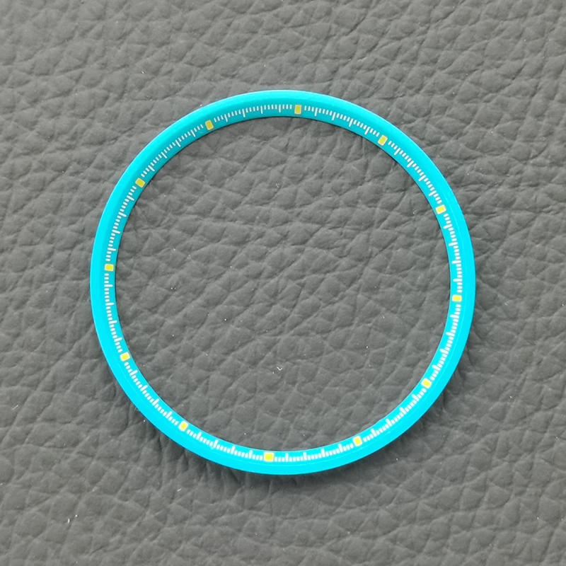 Dia 31.4mm Chapter Ring Fits Seiko 6105 6309 Turtle Captain Willard Diving Watch Case NH35 NH36 Movement Watch Case Parts