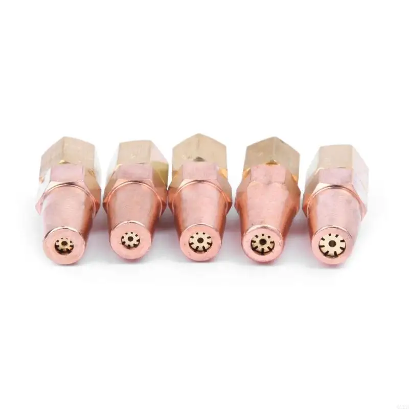 

5 Pcs H01-6 Propane Gas Welding Nozzle Oxygen Gas Contact Tips Holder Gas Nozzle