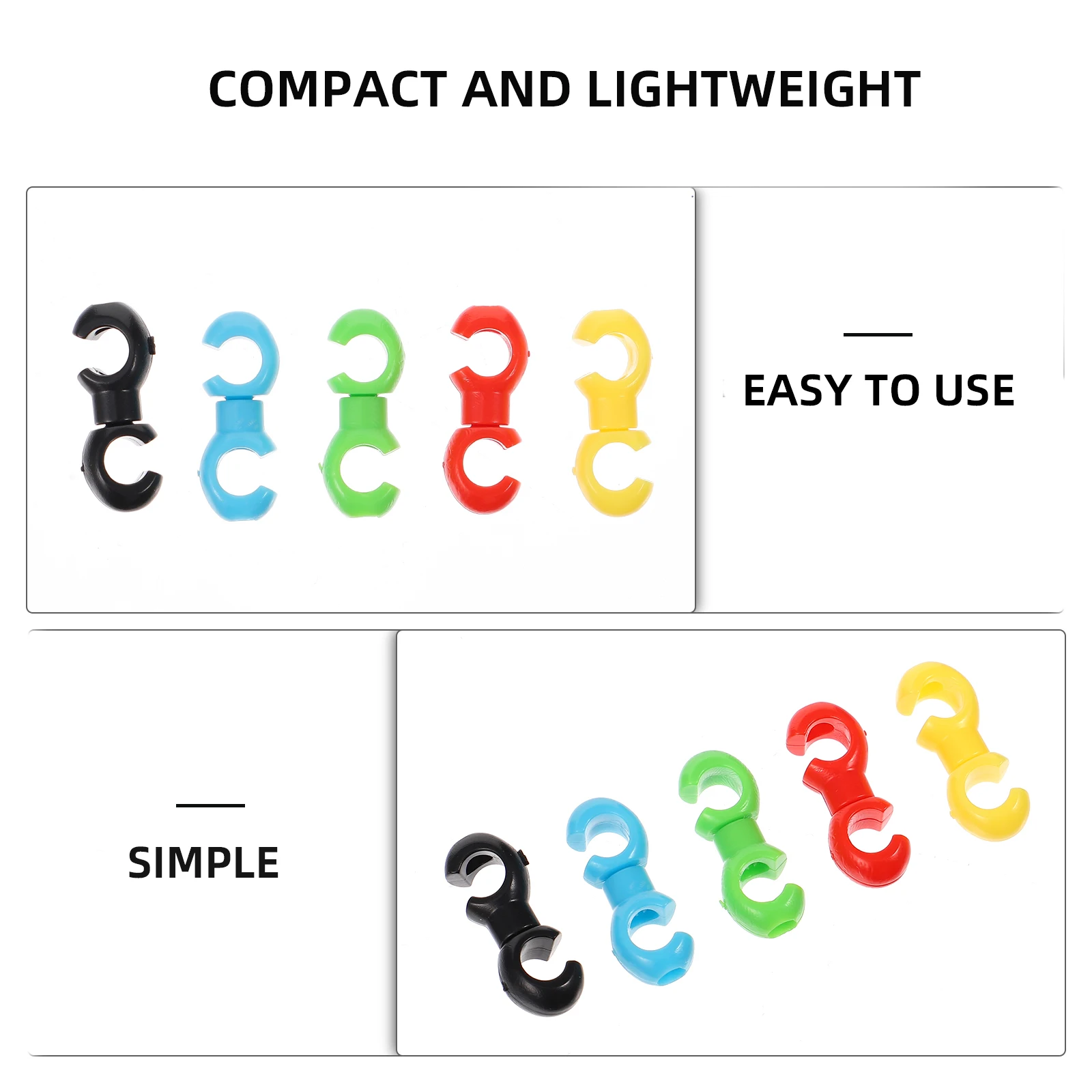 

50Pcs Bike Cable Guides C Shaped Buckles for Brake and Shift Lines Secure Wire Fixing Clamps for Road Cycling Accessories