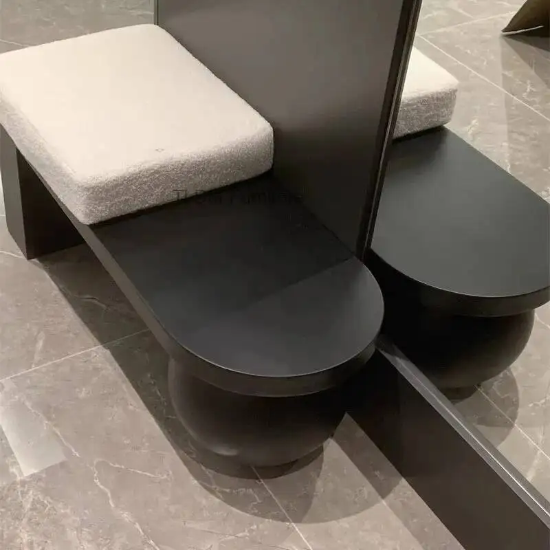 Cloakroom French luxury Shoe Medieval End Shoe Porch Changing Ottomans Stools Bedroom Living Stool Room Furniture Bench Nordic