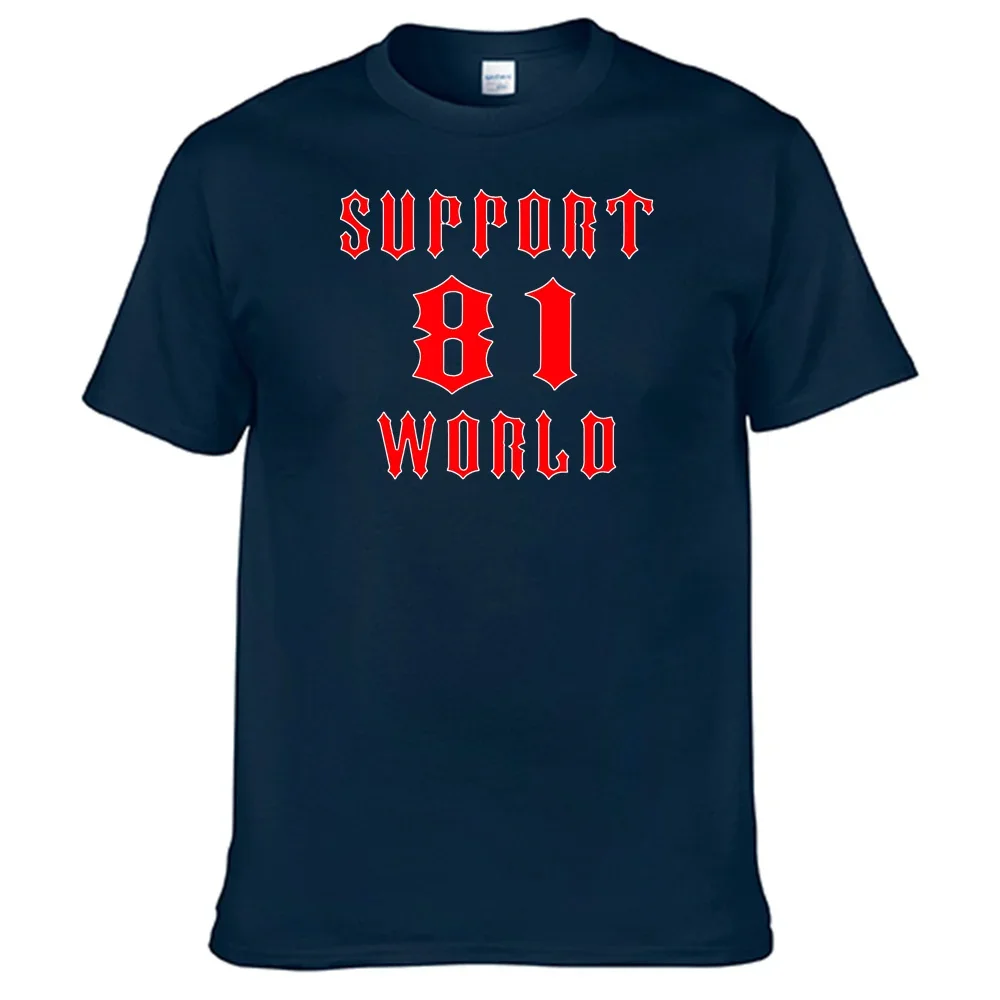 Support 81 World Hells Angels T Shirt Unisex 100% Cotton Top Sales Shirt N07