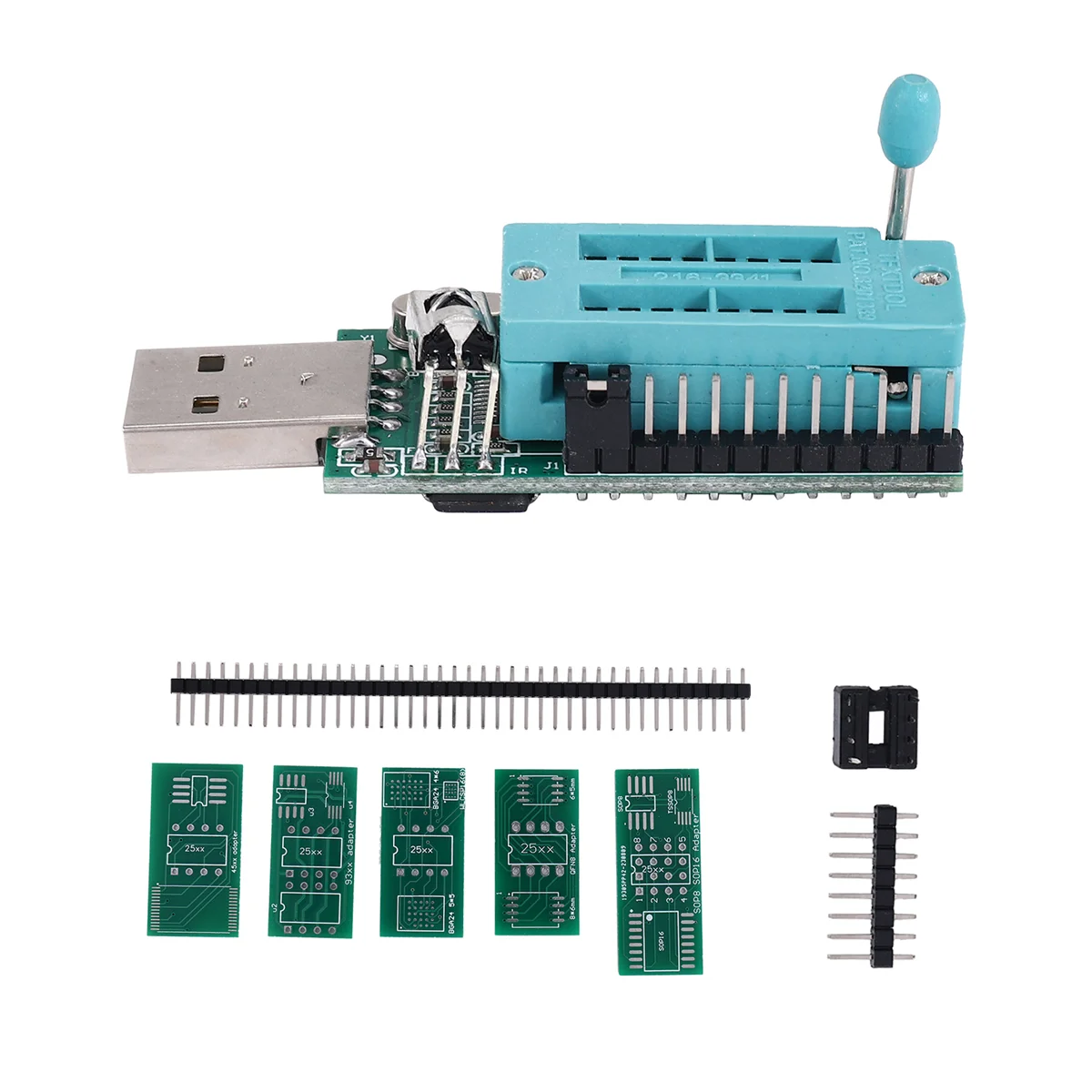 Programmeur de changement de niveau, Ch34l'autorisation, V1.7, 1.8V, W25Q64Fw, W25QogeneFw, Gd25Lq64