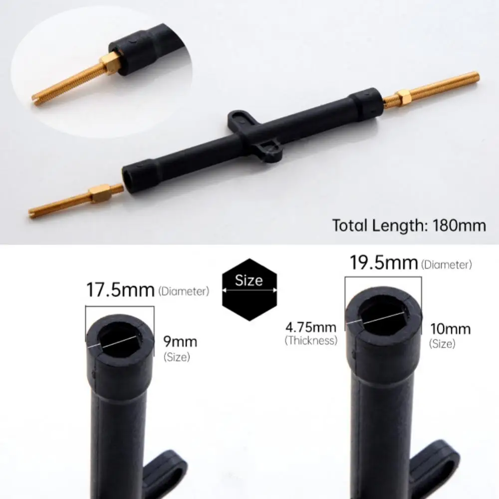 Imagem -06 - Ferramentas de Instalação e Remoção de Tomada Faucet Conjuntos de Chave Ferradura de Fixação Haste de Parafuso Chave de Encanamento mm 10 mm 11 mm 12 mm
