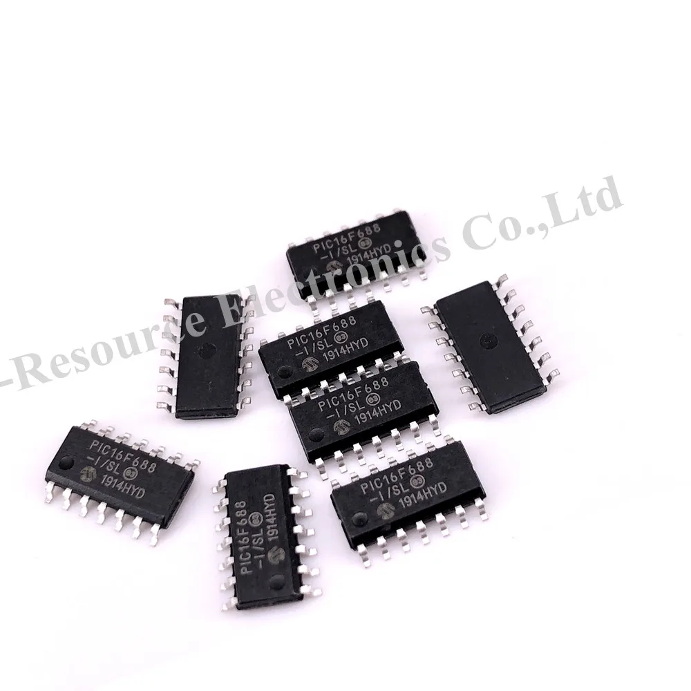 

(5 pcs) PIC16F688-I/SL PIC16F688 SOP-14 MCU 8-Bit CMOS Microcontroller