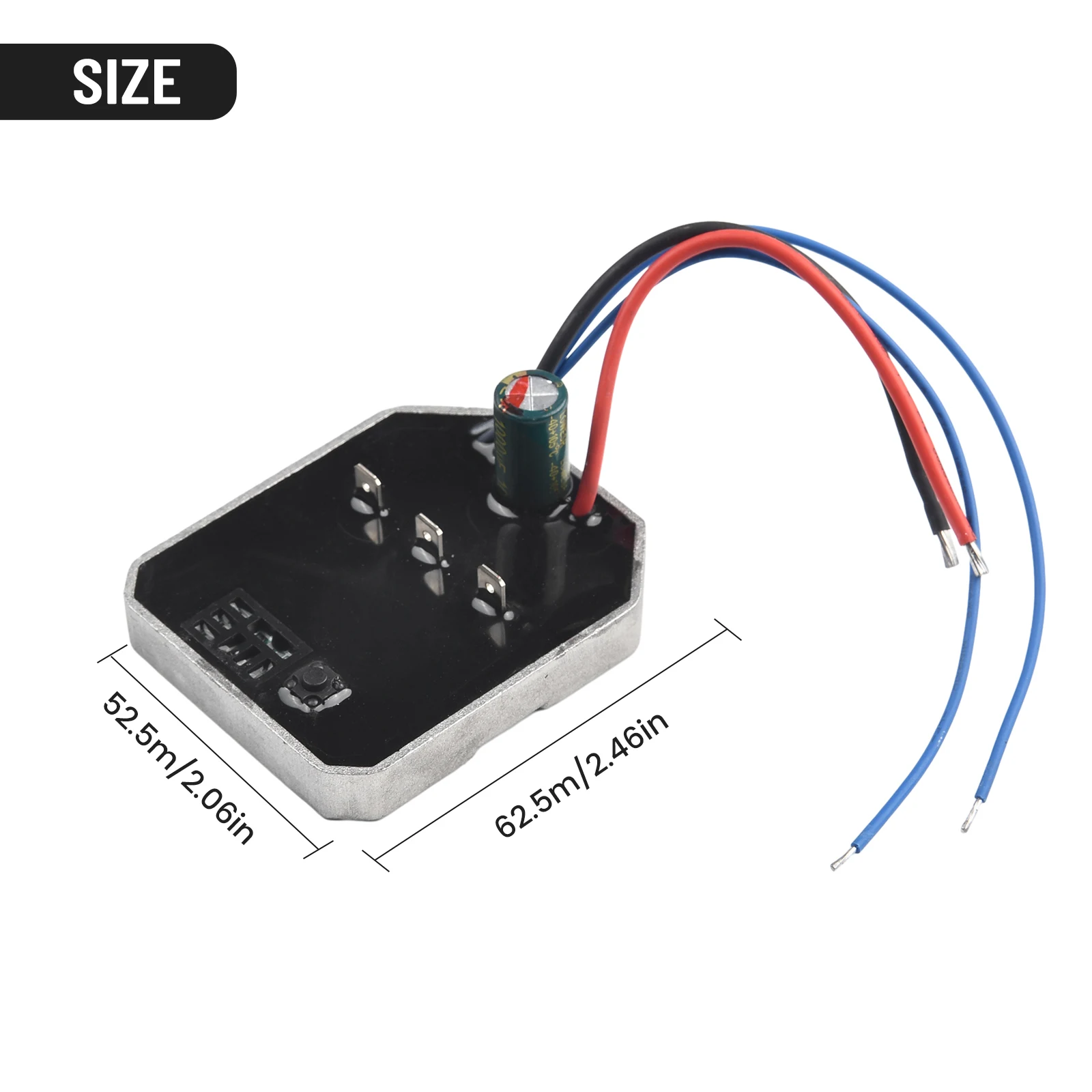 Brushless Lithium Electric Angle Grinder Control Board Angle Grinder Parts Brushless Plastic Practical For Dayi/Makita Brand New