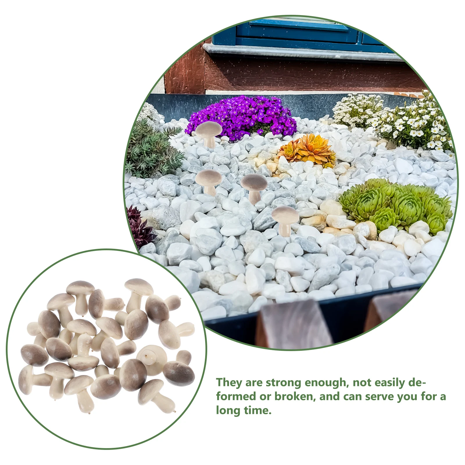 

100pcs Mini Decor Micro Statues Garden Decoration Small Mushroom Ornaments Fairy Garden Decor Simulation Mushroom Foams Bonsai
