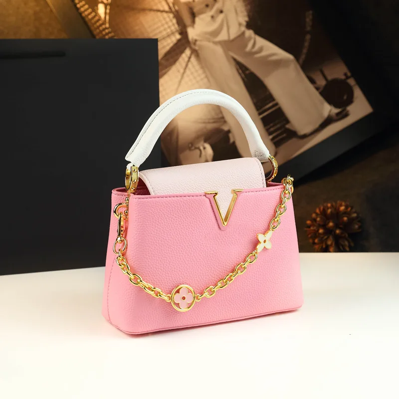 

Elegant Luxury Tote Bag For Women Designer Crossbody Large Capacity Minimalist Leather Diaper Bag For Commuter Stylish Shopper