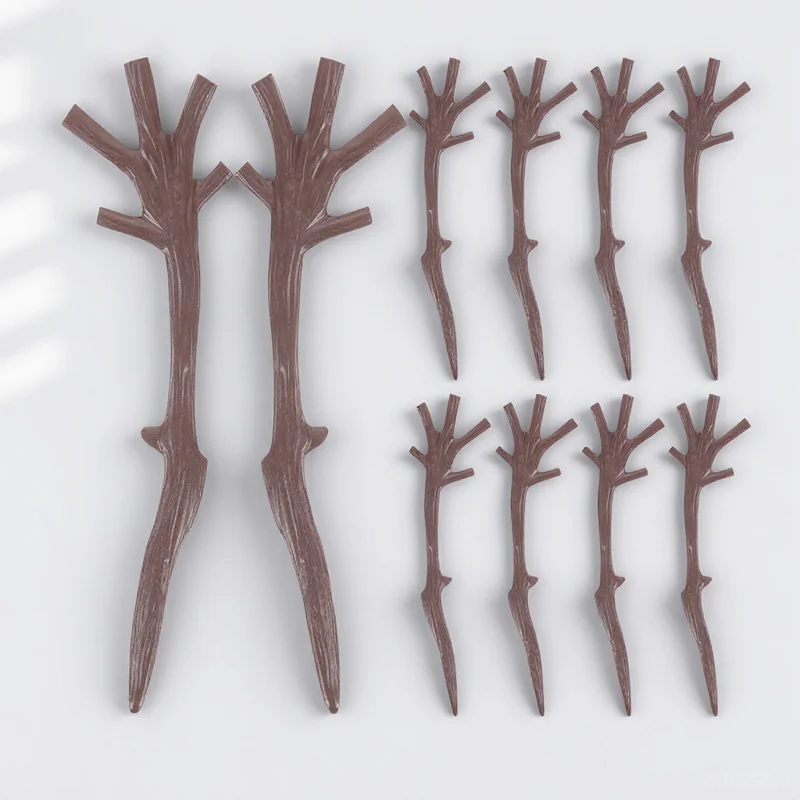 

100 Pcs Christmas Decoration Pendant Decors Outdoor Decorations Artificial Antlers Craft Supplies for Crafts