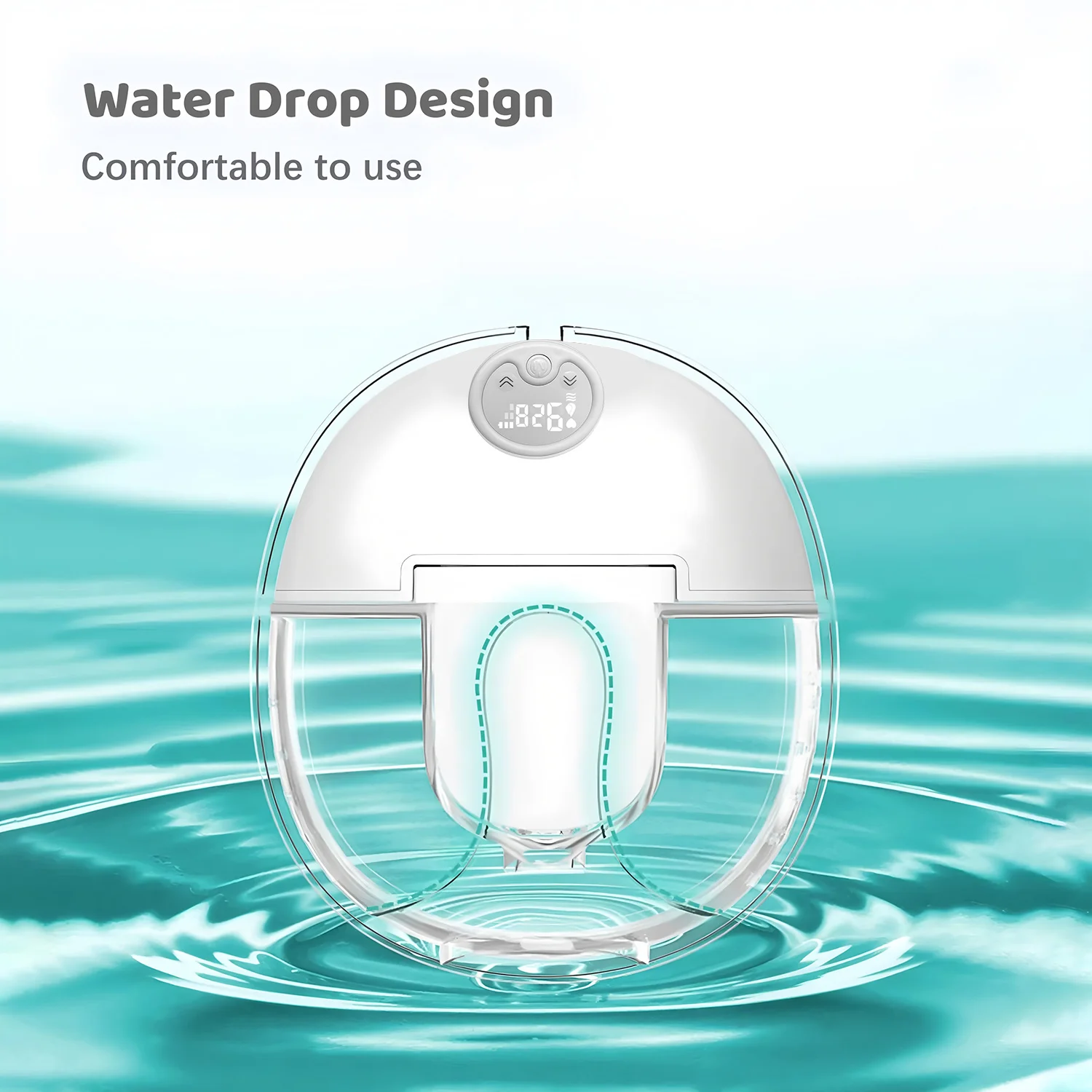 Electric Breast Milk Pumping Machine Handsfree BPA Free Low Noise 3 Mode 9Levels Intelligent Sucking Milk Wearable Breast Pump