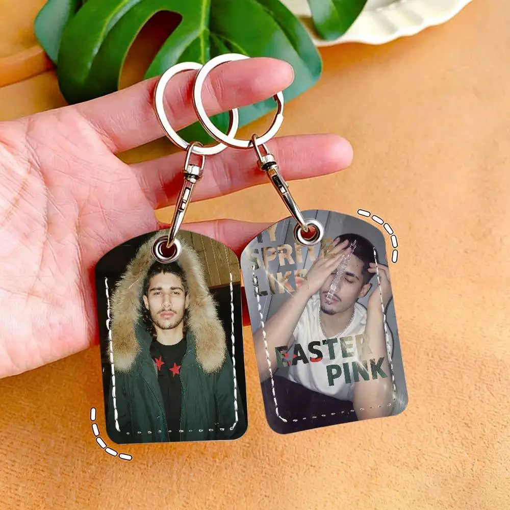 Rapper F-Fakemink-S Singer Card Holder Keychain Key Ring Door Lock Access Protective Case For Security Gift