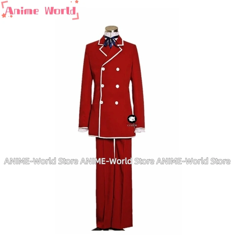 

《Custom size》Anime Maximillion Pegasus Red Full Set Cosplay Costume Custom Made For Halloween Christmas