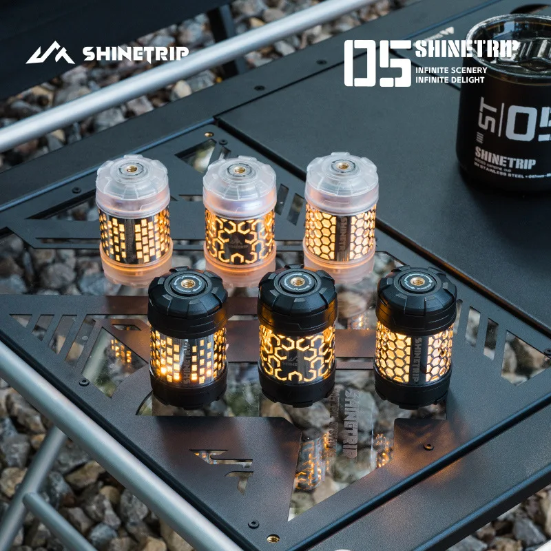 

ShineTrip Outdoor Camping Lights Rotary Pickup 19 Lights Camping Atmosphere Adjustable Metal Shell Lightweight Camping Lights