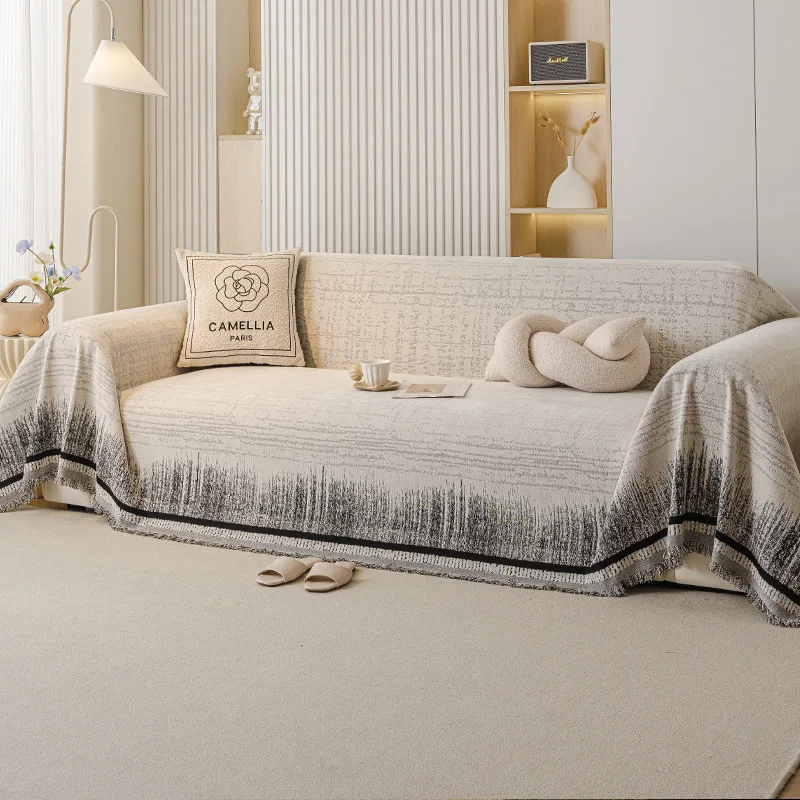 Light luxury high-end sofa cover cloth sofa towel, a whole cover, universal non-slip sofa cushion for all seasons