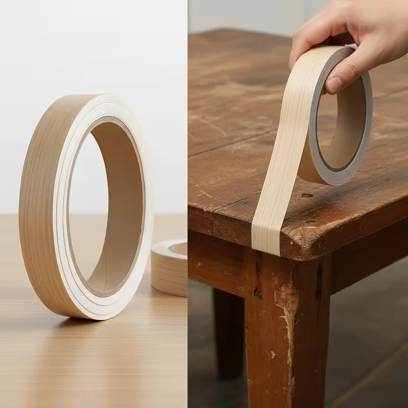 1PC 10mx1.5cm Wood Grain Stickers For Home Use Self-Adhesive Renovation Covering Repairing Wall Gaps Border Decoration Seam Stic