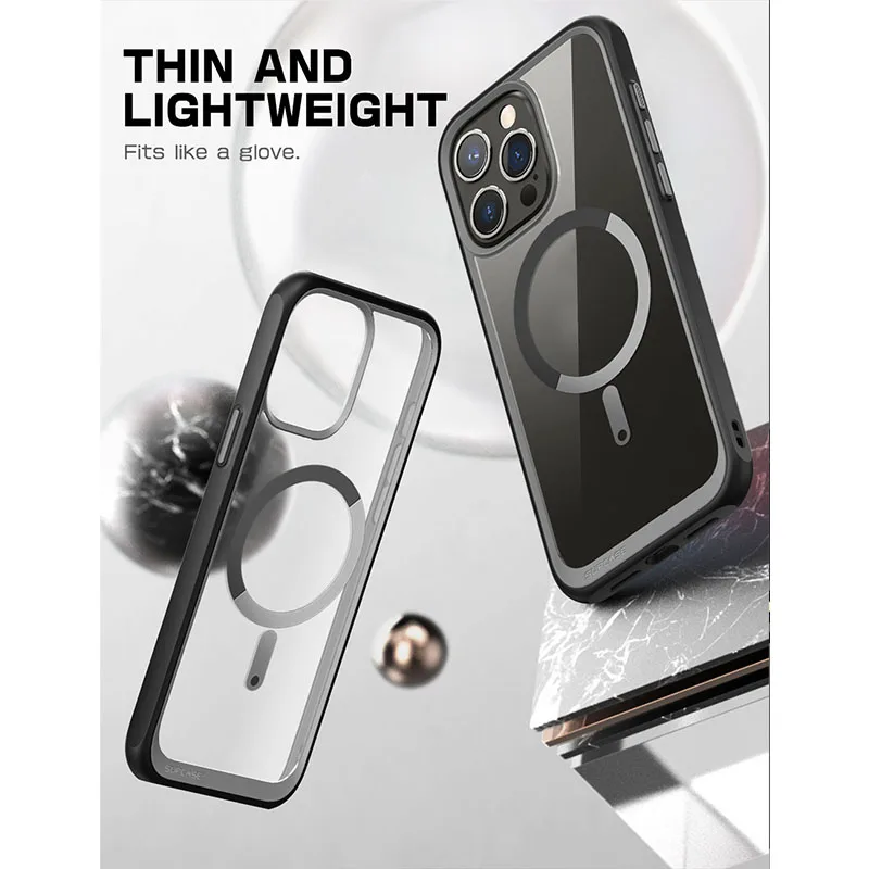 SUPCASE For iPhone 15 Pro Case 6.1 inch (2023) UB Mag Series Premium Hybrid Protective Clear Case Compatible with MagSafe