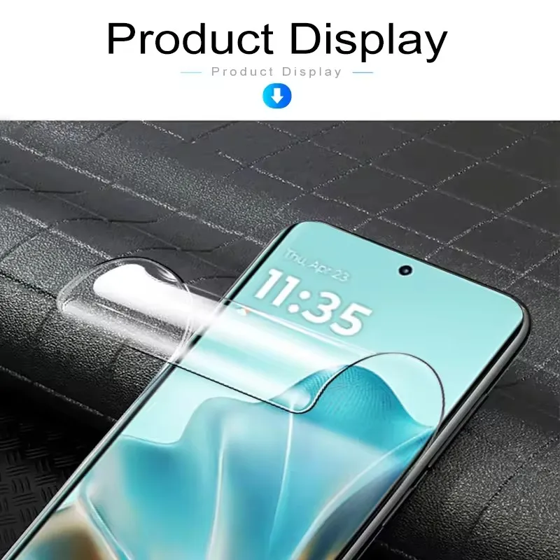 3 قطعة فيلم هيدروجيل لموتورولا إيدج 20 برو لايت 30 40 50 60 نيو فيوجن إيدج 2022 Plus 2023 واقي للشاشة #2