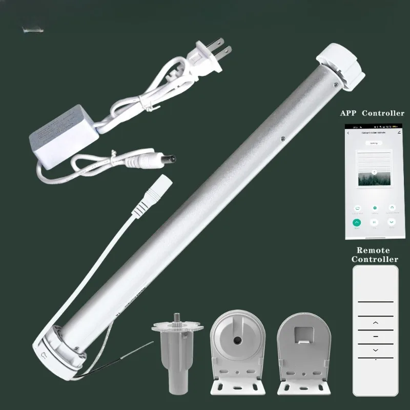 Smart Electric Tubular Roller Curtain Motor Smart Home Application
