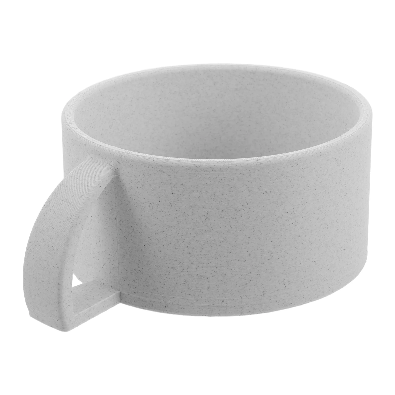 

Shaving Bowl for Men Wide Mouth Smooth Lather Cup Shave Soap Bowl Handle Wet Shaving Beard Care Daily Grooming Barber Use White