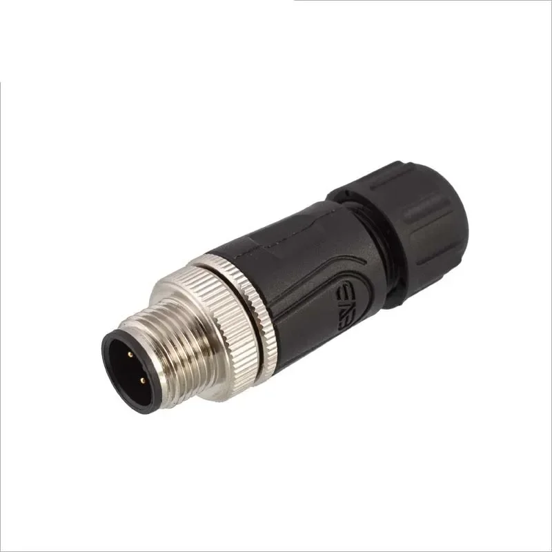 Waterproof M12 Circle Connector 2 3 4 5 6 8 12 17 Pin Assembly Welding Aviation Plug Industrial IP67 Male Female Cable Connector