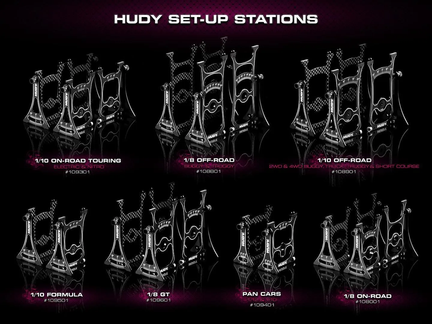 HUDY 1/10 Touring Car Set-up Station 30 Year Anniversary Edition [109301]