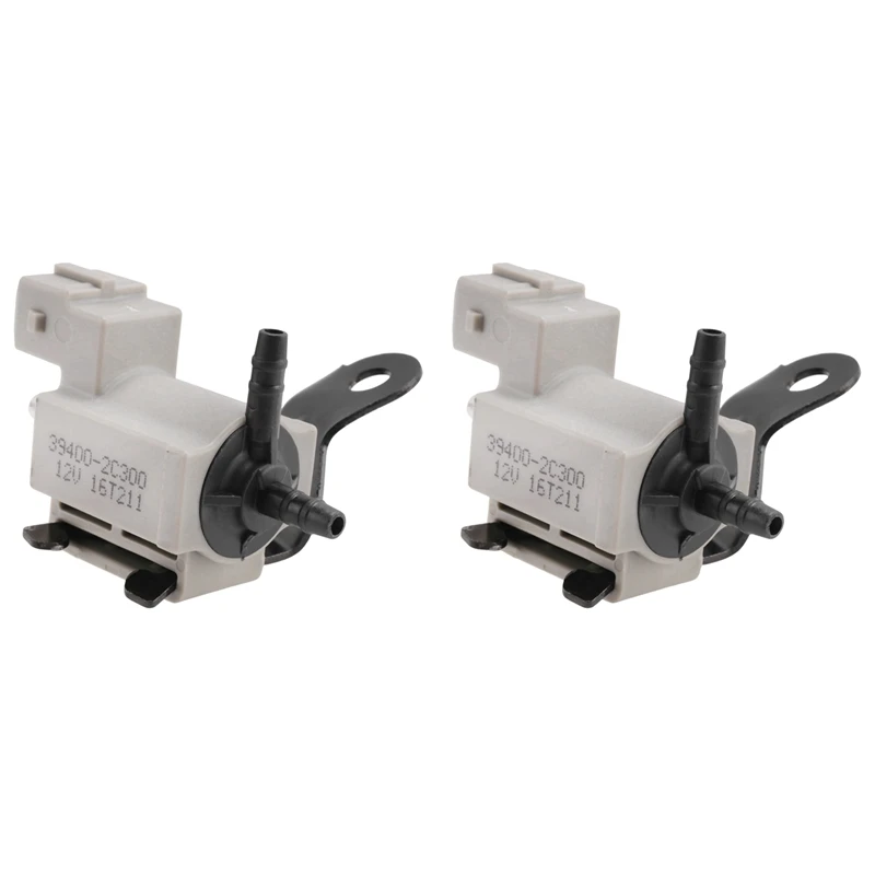 2X Electromagnetic Vacuum Solenoid Valve 39400-2C300 For Hyundai Genesis Sonata Tucson Santa Fe Kia Optima Sorento Sumai