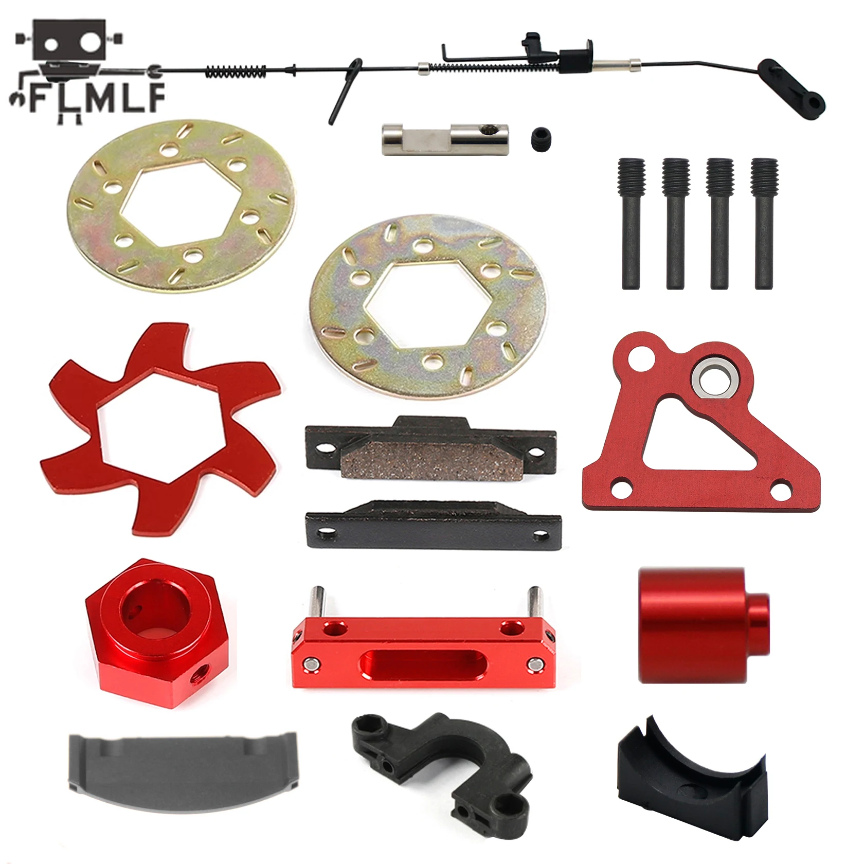 Tige de frein ou disque ou manchon d'arbre ou goupille de tige de frein pour 1/5 HPI Rofun Rovan KM Baja 5B 5T 5SC pièces de voiture Rc