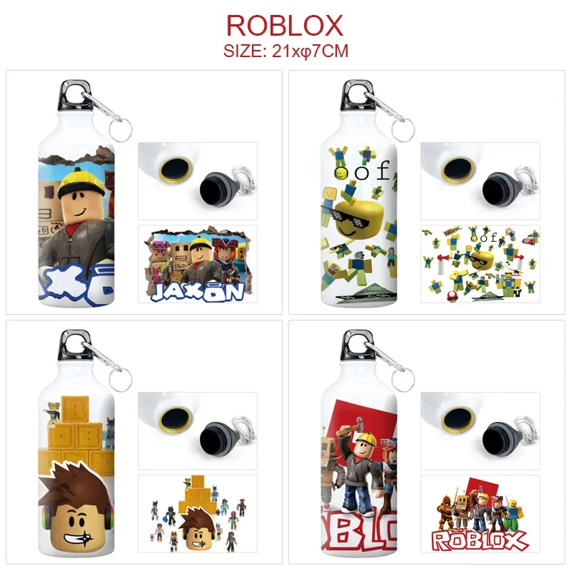 

Virtual World Roblox Game Sports Water Cup Aluminum Jug Water Cup Student Large-capacity Cup Leak-proof Drinking