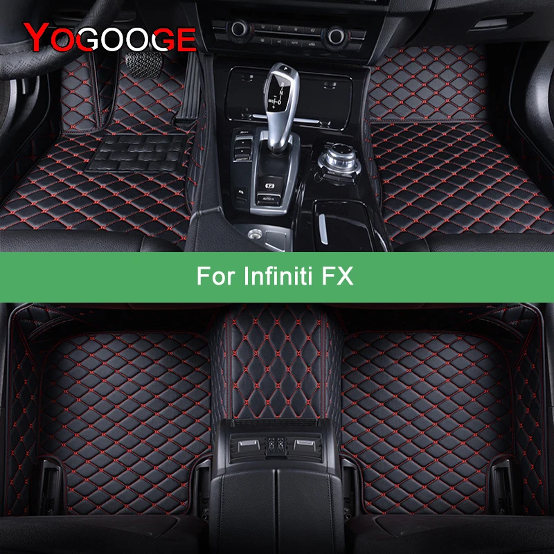 YOGOOGE Custom Car Floor Mats For Infiniti FX FX30 FX35 FX37 FX45 FX50 Auto Carpets Foot Coche Accessorie