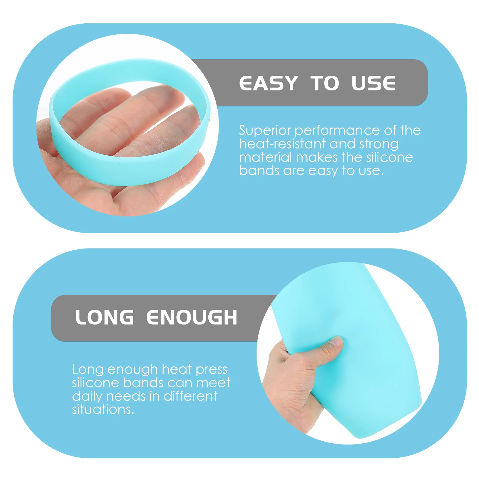 

Sublimation Accessory Bottle Sleeve Reusable Elastic Empty Sleeves Elasticity Water Bands Silica Gel Cover Cup