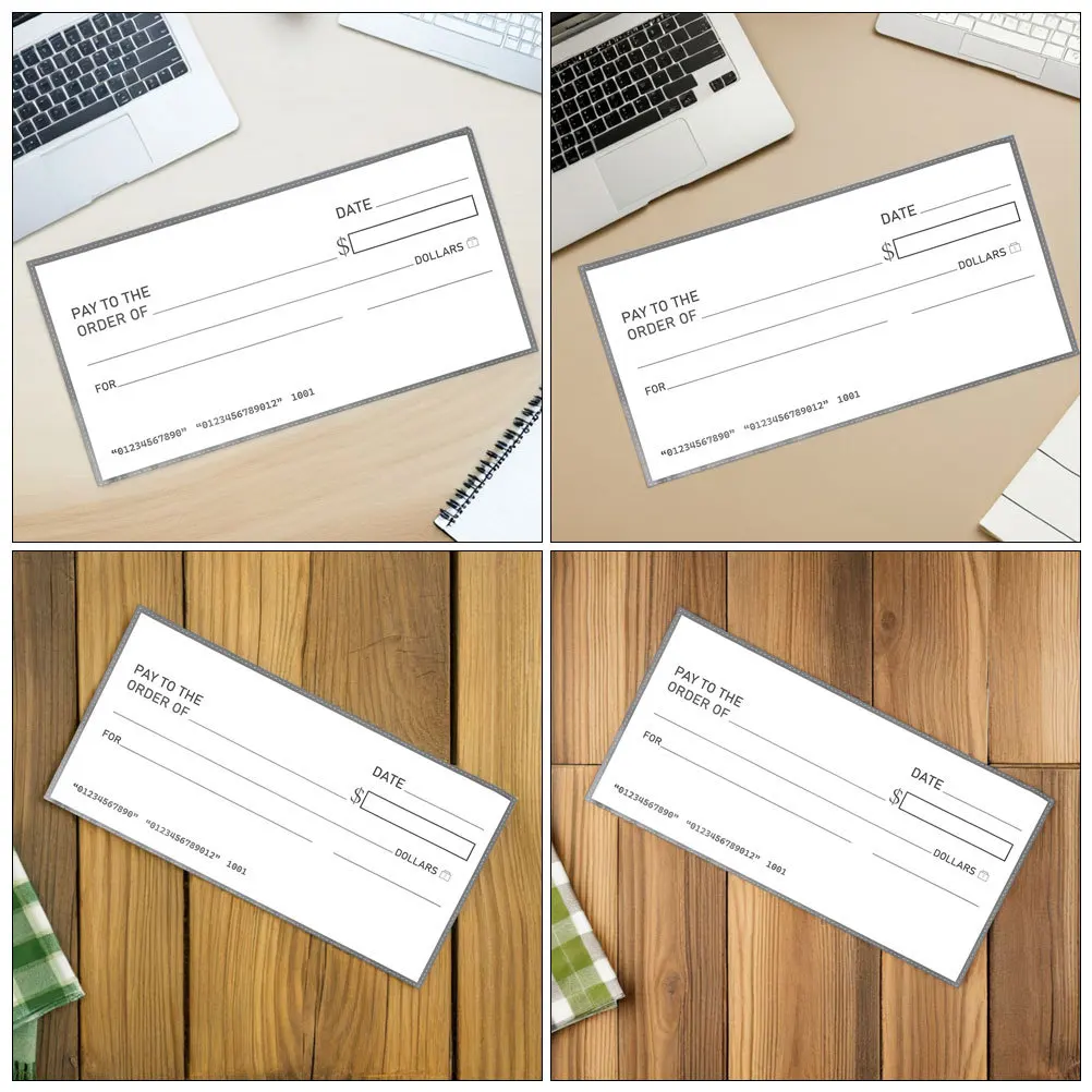 2 個の大型ドライイレース偽小切手防水ジャンボ巨大再利用可能な小道具いたずら結婚式誕生日パーティープレゼンテーション用