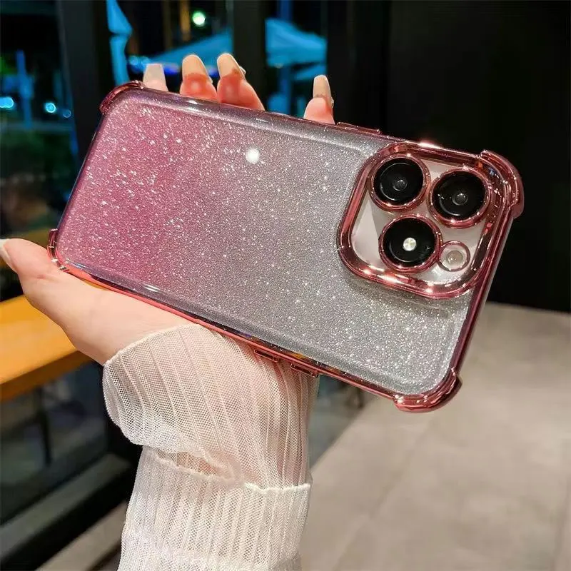 Custodia antiurto Bling per Realme C63 C61 C53 C51 Note50 60 60x Cover glitterata per OPPO A60 A95 A94 A79 A3 x RealmeC63 Custodie morbide