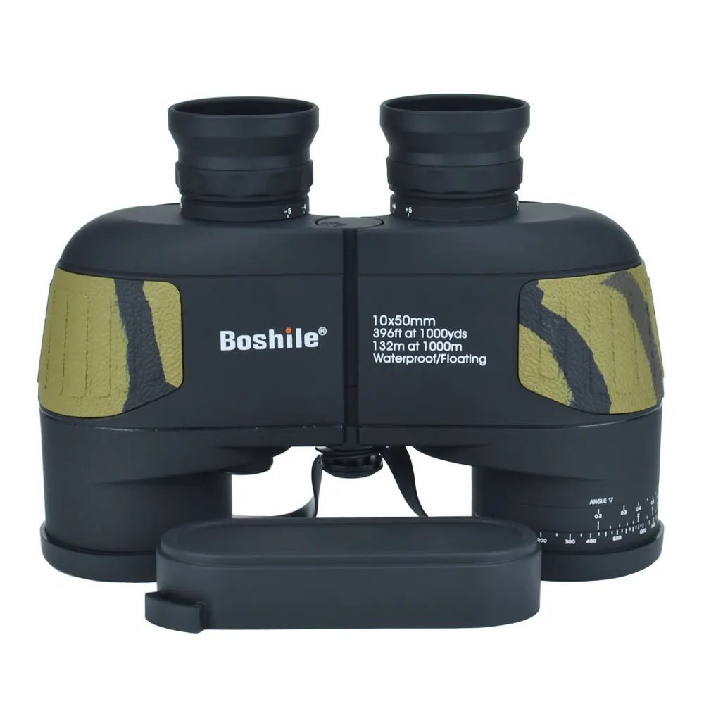 

Boshile 10x50 Binoculars Night Vision Telescope With Rangefinder Long Range IPX7 Waterproof FMC Lens Bak4 Prism For Hunting