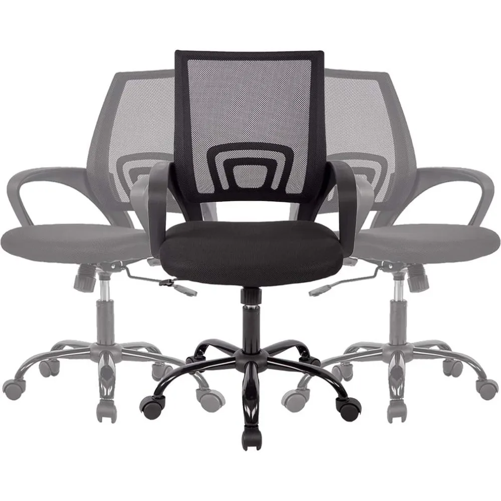

Office Chairs Desk Chair Mesh Computer Chairs Back Support Modern Executive Adjustable Arms Rolling Swivel Chair for Wo
