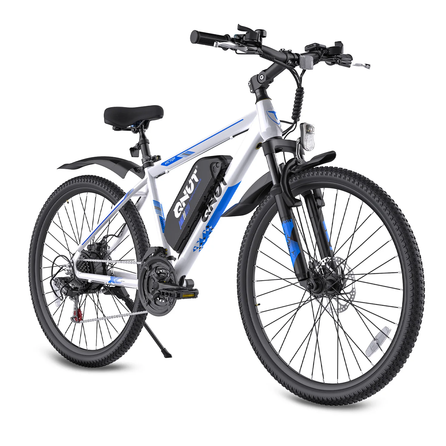QNUT Electric Bike for Adults/Teens, Peak 749W Motor 20MPH 21-Speed Commuter Ebike, 36V 10.4Ah Removable Battery Up to 45 Miles, 26" Aluminum Frame with Dual Disc Brakes, UL 2849 Certified