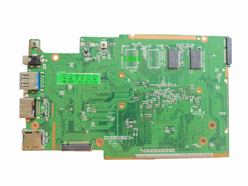 5B20M53679 For Lenovo Ideapad 110S-11IBR notebook motherboard  CPU N3060/N3160 RAM 2G/4G SSD 32GB