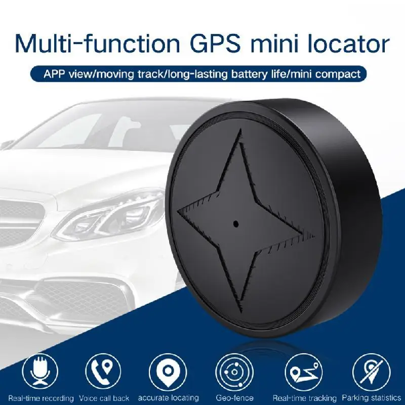 Mini GPS inteligente rastreador magnético fuerte seguimiento preciso de vehículos de coche localizador GPS antirrobo adecuado para motocicletas y camiones