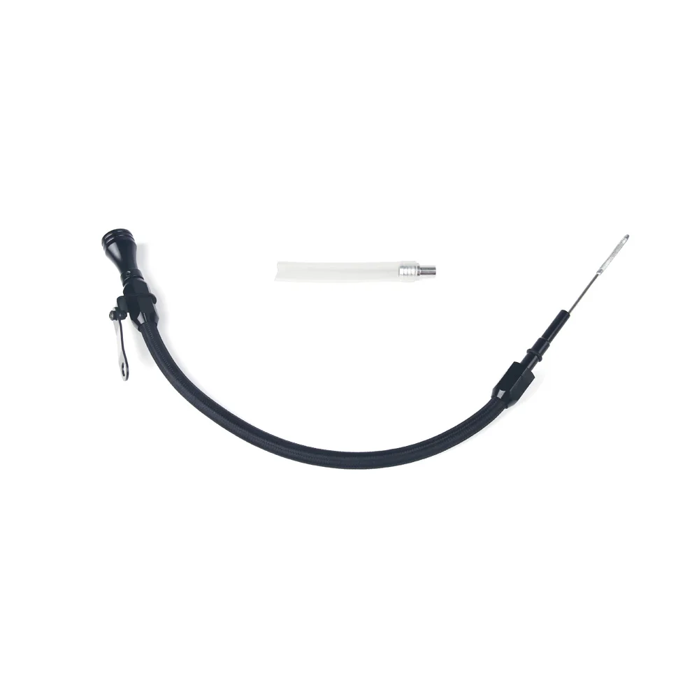 Flexible Oil Dipstick Black Housing Compatible With LS Truck Engines LSX LS1 LS2 LS2 LS6 4.8L 5.7L 6.0L 6.2L