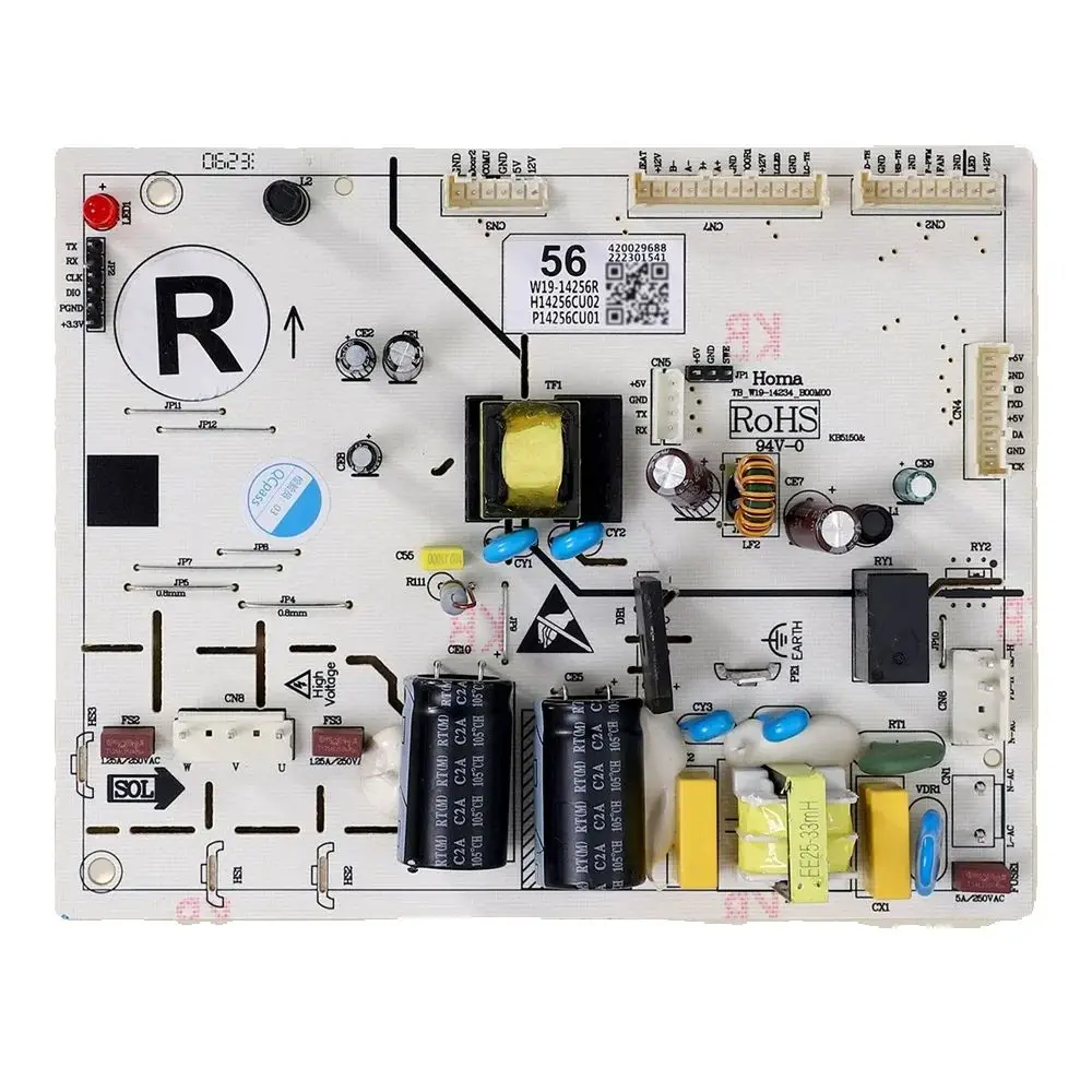 Refrigerator Motherboard, PCB Control Board, Model Number W19-14256R, Original