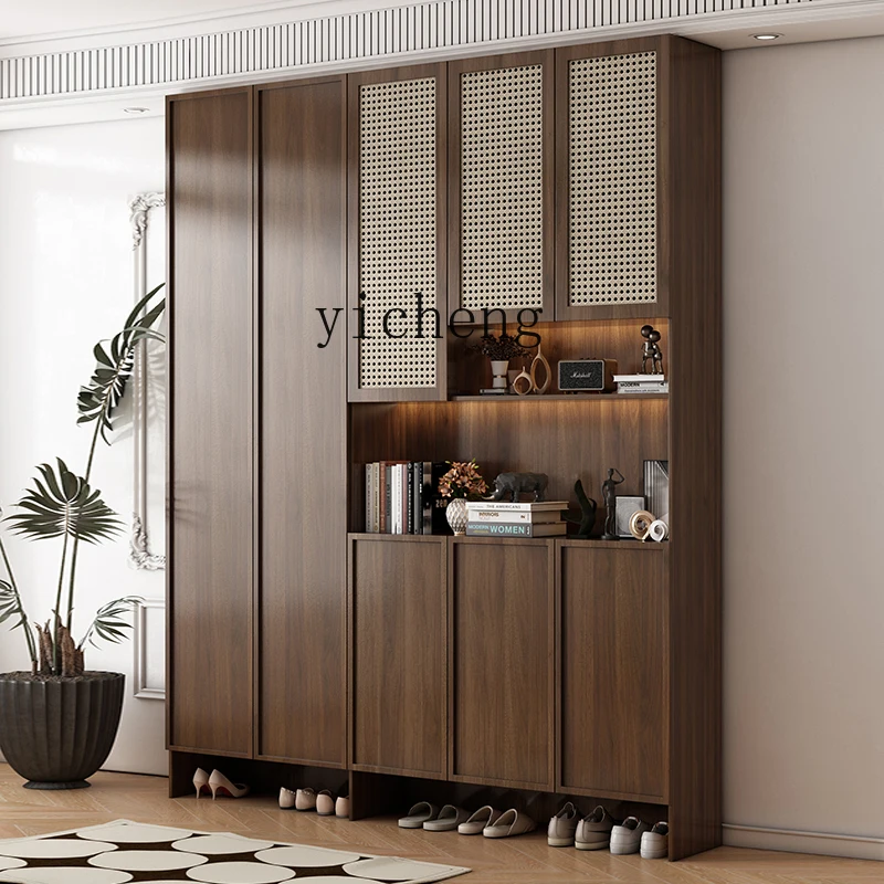 

LX Solid Wood Entryway Living Room Console Cabinet Wall-Mounted Sideboard Storage Cabinet for Home Use