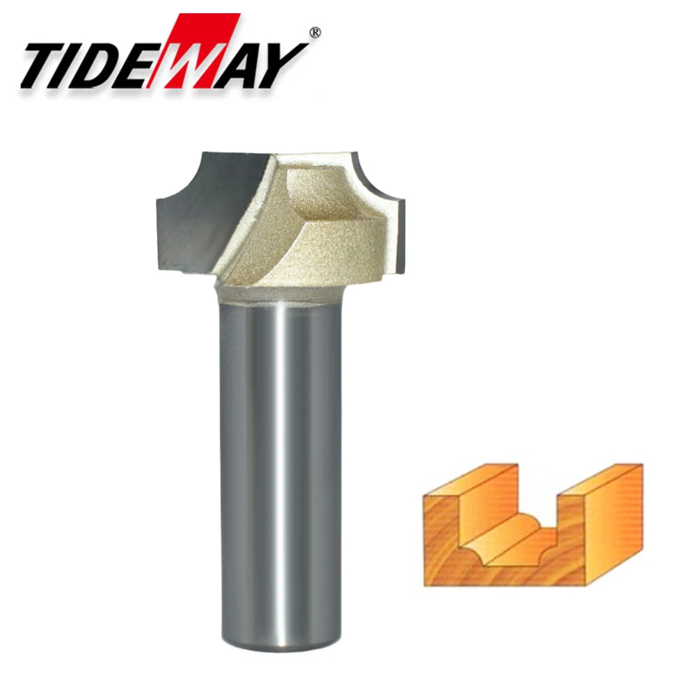 

Tideway Flat Bottom Bit 1/2 Inch Shank Cabinet Door Panel Cutting Tool CNC Groove Woodworking Tools For MDF Plywood