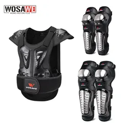 WOSAWE Motocross Jacket Armor Protective Set Back Protector Motorcycle Body Armor Guard Racing Moto Armor Protective Gear Adult